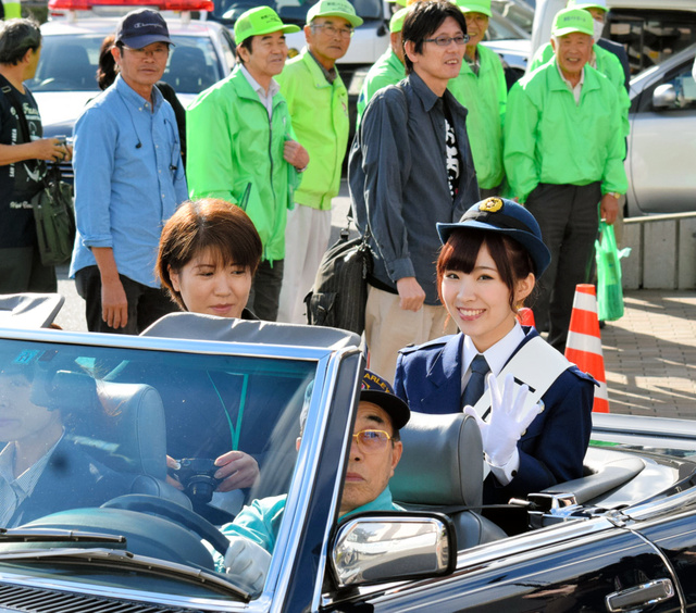 AKB48岩佐美咲广岛担当一日警察署长