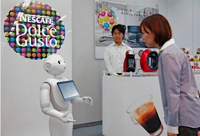 雀巢日本将启用机器人“Pepper”吸引顾客