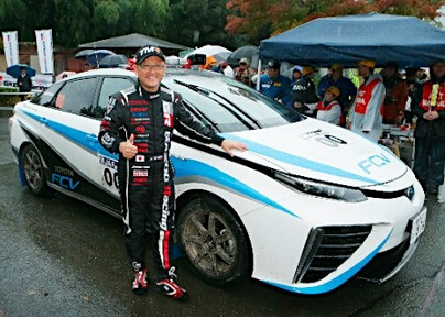 丰田燃料电池车亮相日本汽车拉力赛