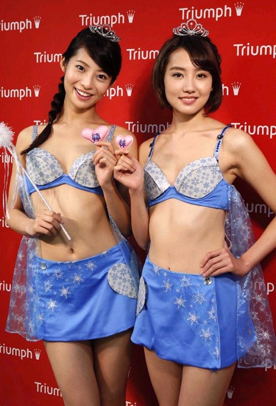 黛安芬在日发布《冰雪奇缘》主题文胸
