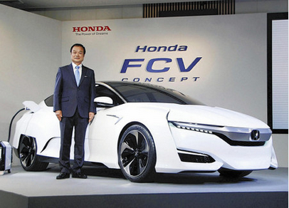 本田燃料电池概念车亮相 拟2015年上市