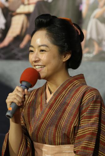 井上真央称大河剧《燃花》质量保证