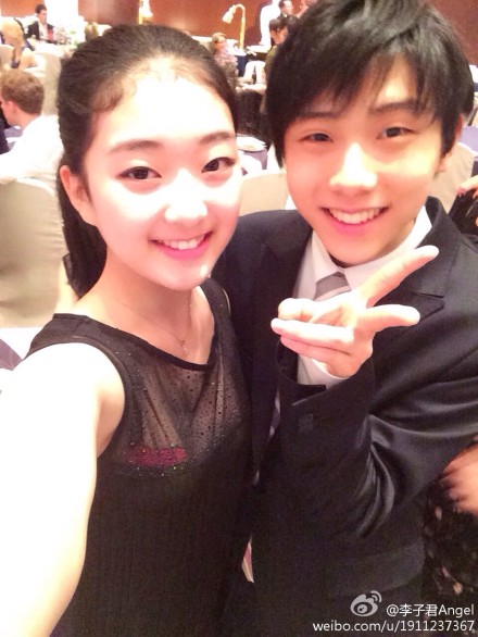 花滑美女李子君再晒羽生结弦合影网友直呼绝配