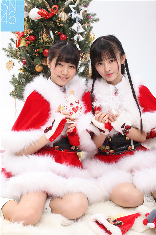 萌妹驾到！SNH48毛绒绒圣诞装写真曝光
