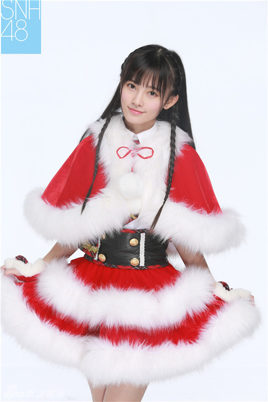 萌妹驾到！SNH48毛绒绒圣诞装写真曝光