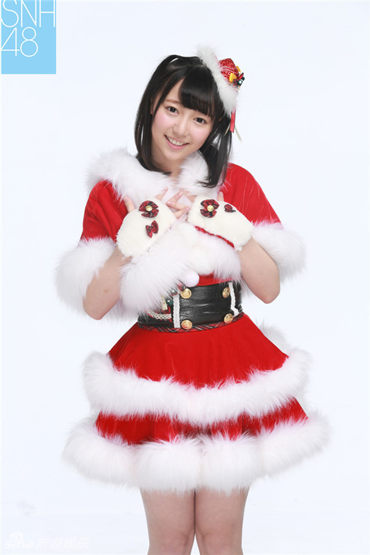 萌妹驾到！SNH48毛绒绒圣诞装写真曝光