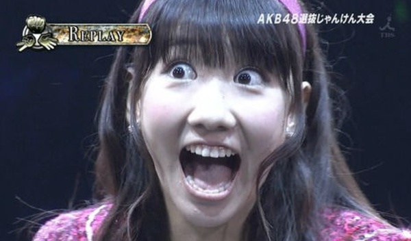 AKB48中谁的反应最夸张？柏木由纪列第二