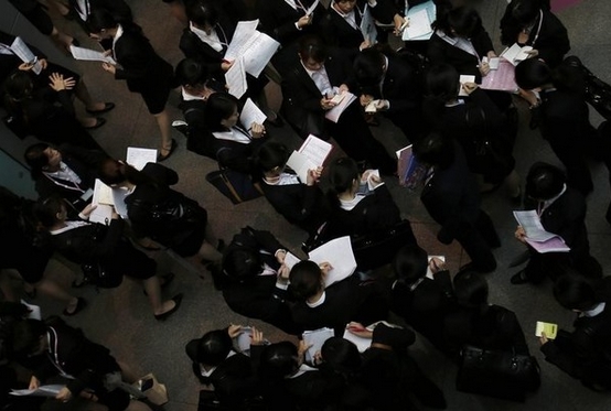 日本大学生就业录用率连续4年同比上升