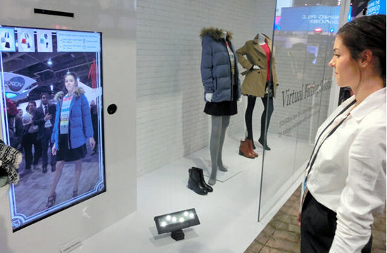 日本东芝开发出虚拟试穿衣服的服务