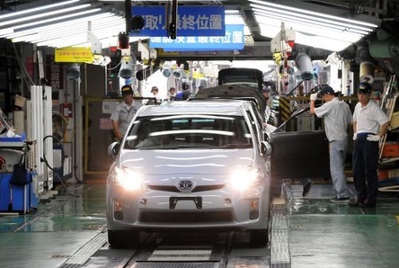 日本2014年国内汽车产量增长1.5%