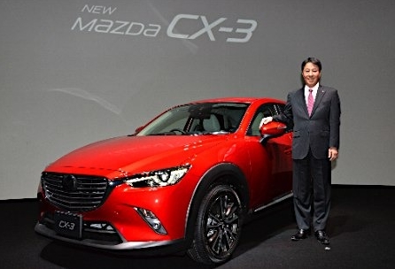 马自达公司发售小型SUV新车“CX-3”