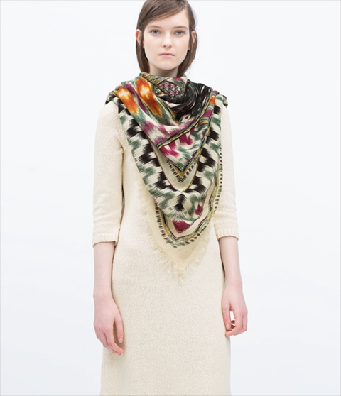 时尚搭配——春季围巾系法