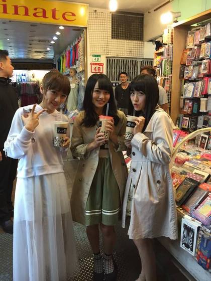AKB48抵台狂喝珍珠奶茶 99元握手价超亲民