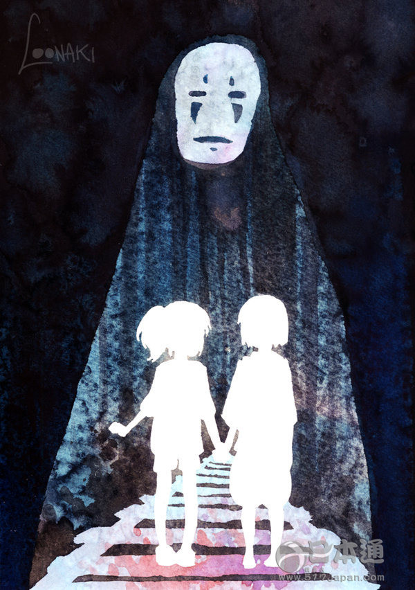 水彩画印象颠覆作  吉卜力粉丝笔下的水彩画