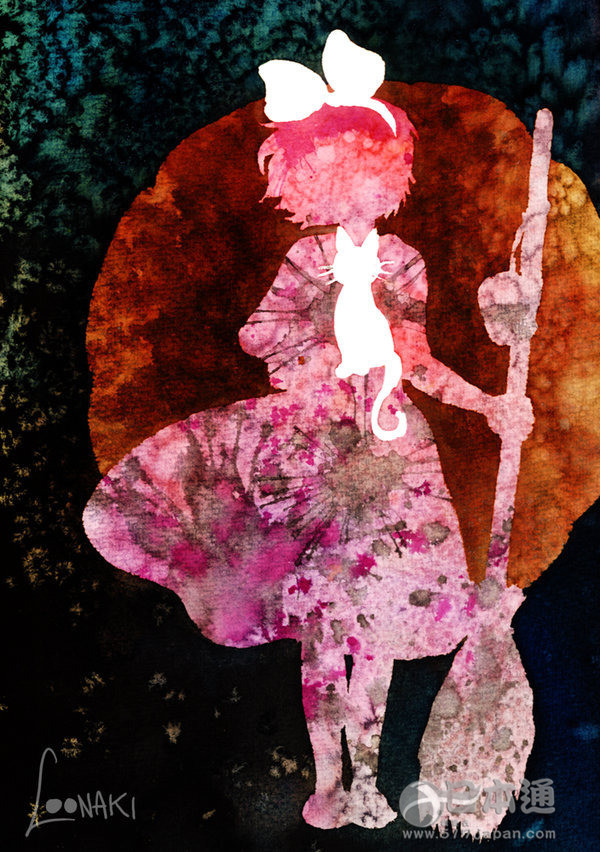 水彩画印象颠覆作  吉卜力粉丝笔下的水彩画