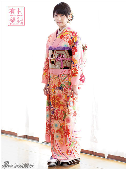 日本清纯女星有村架纯和服写真 端庄恬静