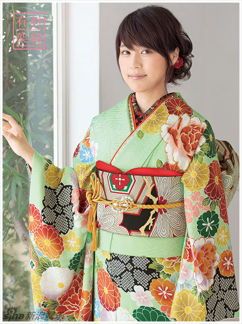 日本清纯女星有村架纯和服写真 端庄恬静