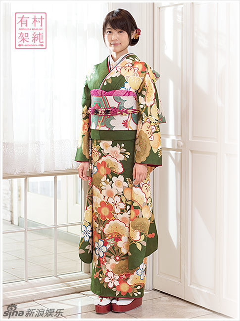 日本清纯女星有村架纯和服写真 端庄恬静