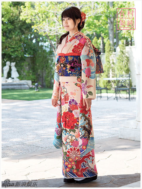 日本清纯女星有村架纯和服写真 端庄恬静