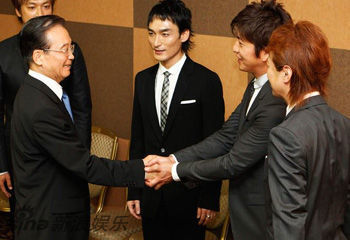 盘点那些令人意想不到的中日明星合影