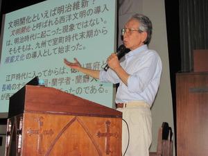 长崎县谏早市开展面向高中生的文化演讲会