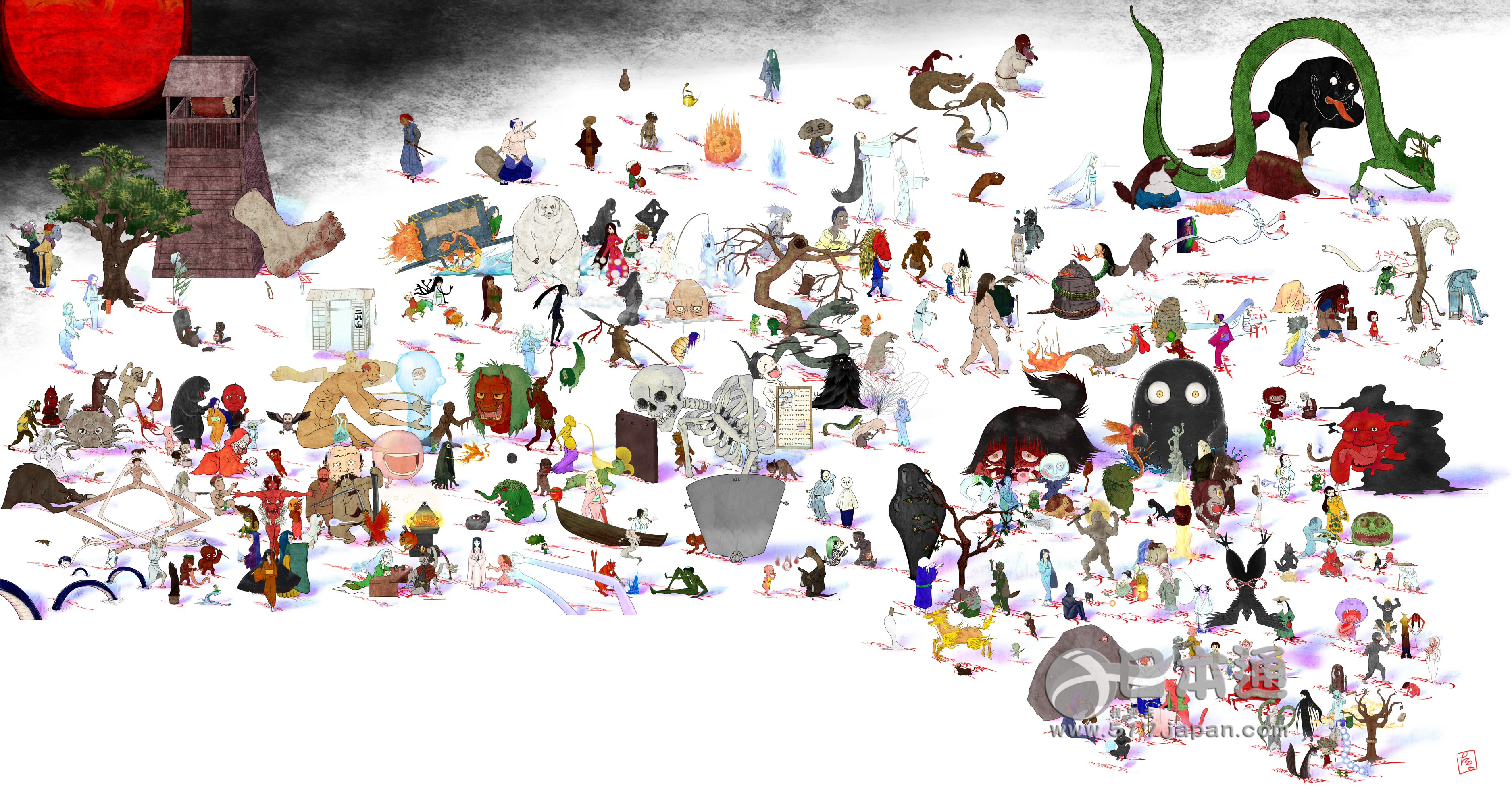 没想到日本妖怪也可以这样治愈