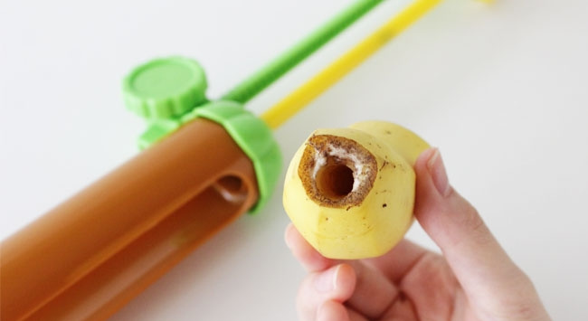 可以做出巧克力注心的香蕉？（二）