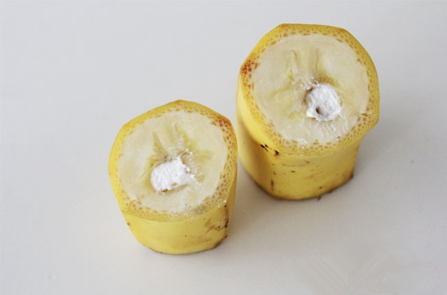 可以做出巧克力注心的香蕉？（二）