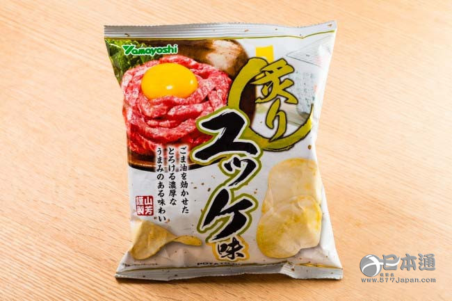 山芳制菓 朝鲜生拌牛肉烧烤味薯片 日本通 山芳制菓 朝鲜生拌牛肉烧烤味薯片 日本通