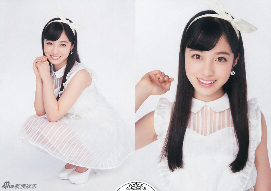 “千年偶像”桥本环奈着纯白连衣裙化身天使
