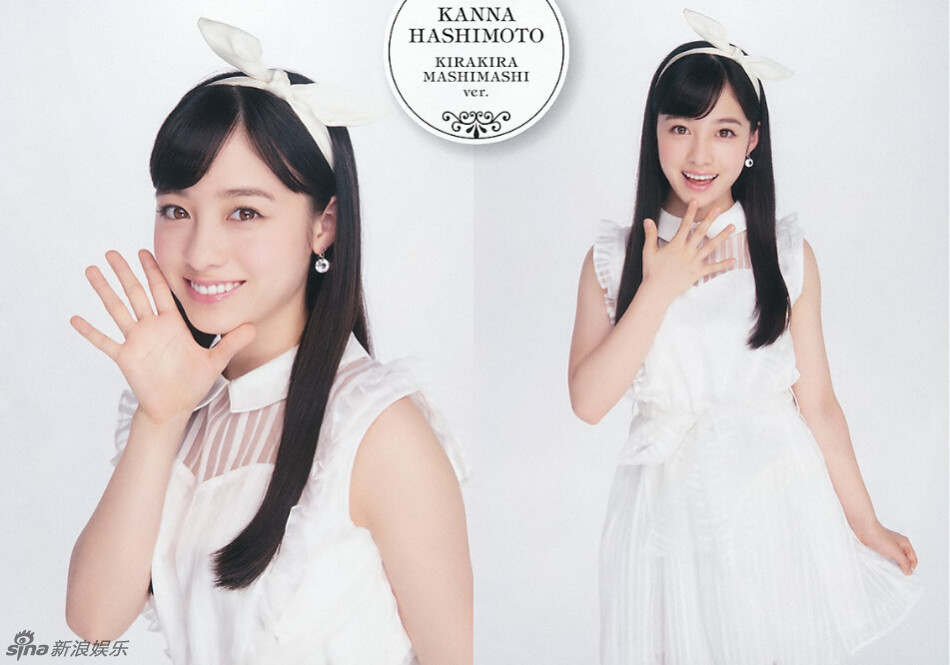 “千年偶像”桥本环奈着纯白连衣裙化身天使