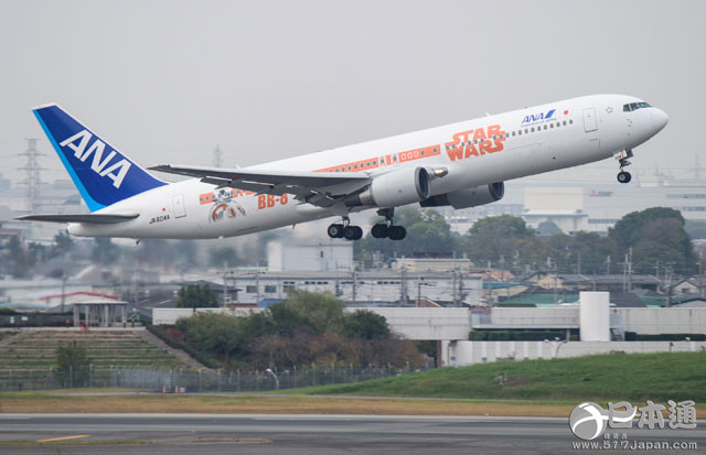 全日空《星球大战》彩绘客机执飞日本国内航线