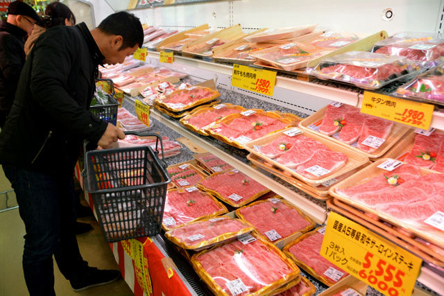 日本年底水产品、肉类价格大幅上涨