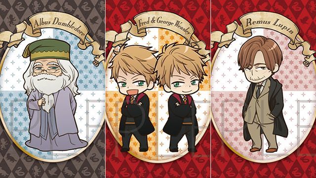 《哈利&bull;波特》出官方日漫形象 Q版超可爱