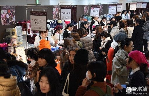日本情人节商战白热化 巧克力商品热销