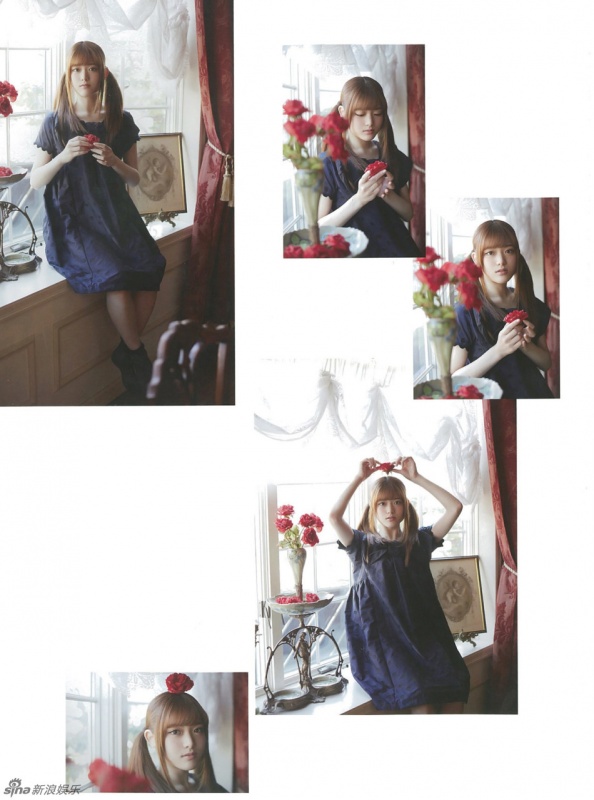 日本少女偶像双马尾写真 圆脸可爱卖萌