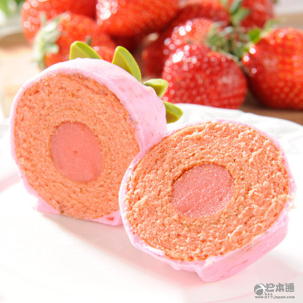 茨城县&ldquo;深作农园&rdquo;推出蜜瓜和草莓年轮蛋糕