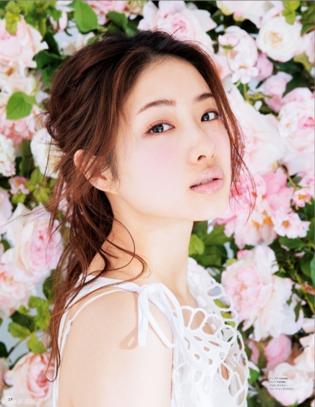 石原里美变花仙子 白衣清纯甜笑可人