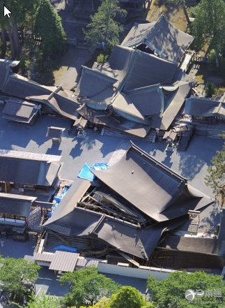 熊本地震令文物遭重创 阿苏神社完全修复需10年