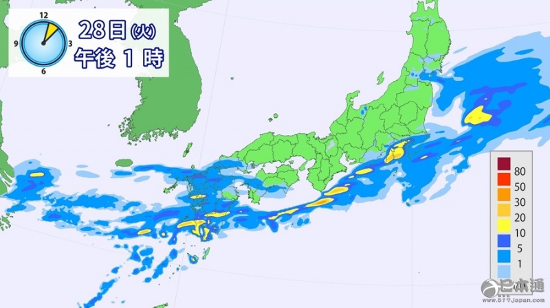 九州北部预计有强降雨 应严加防范泥石流灾害