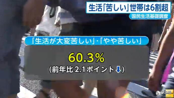调查称日本家庭平均收入较上年增长2.5%