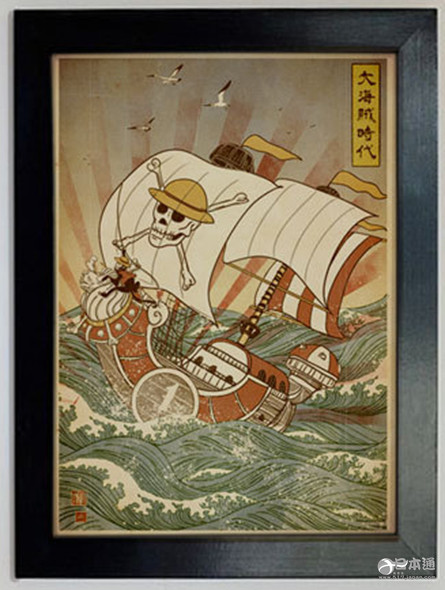 浮世绘里的路飞为什么变成了猴子？