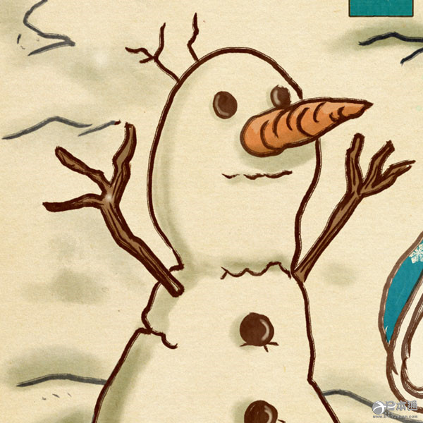 浮世绘里的路飞为什么变成了猴子？