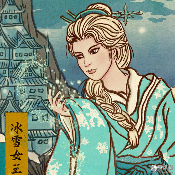 浮世绘里的路飞为什么变成了猴子？