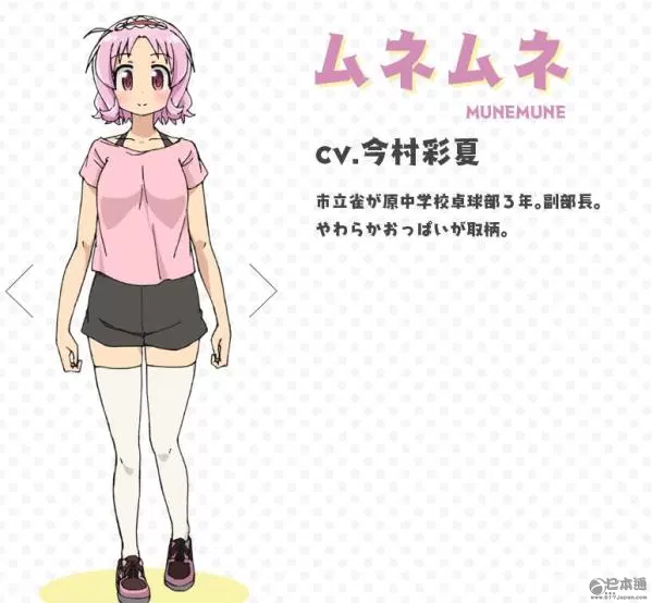动画《灼热的乒乓球娘》公开声优阵容