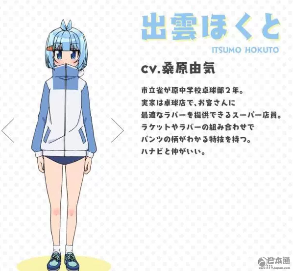 动画《灼热的乒乓球娘》公开声优阵容