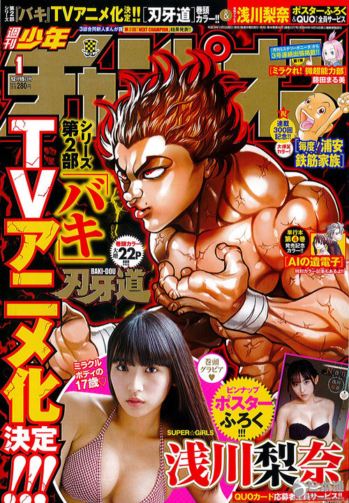 人气漫画《刃牙》新作动画制作决定 剧情从第二部开始