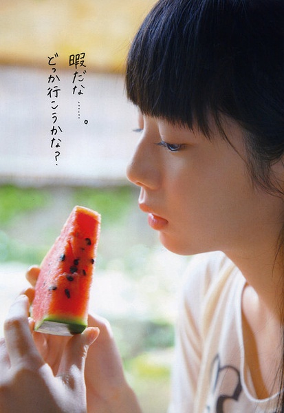 精灵美女！日本女星夏帆迎来26岁生日