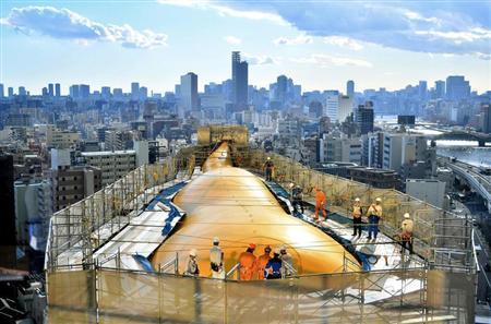 朝日大楼立体雕&ldquo;金之炎&rdquo;形状暧昧，遭网友神吐槽&hellip;&hellip;