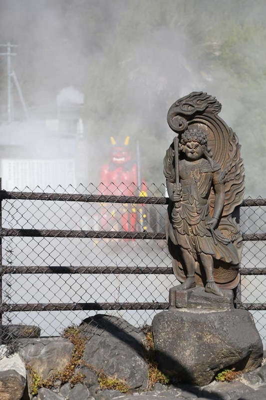 鬼山地狱大分县别府市大字铁轮621番地灶地狱在3丁目的里边,有手汤,足